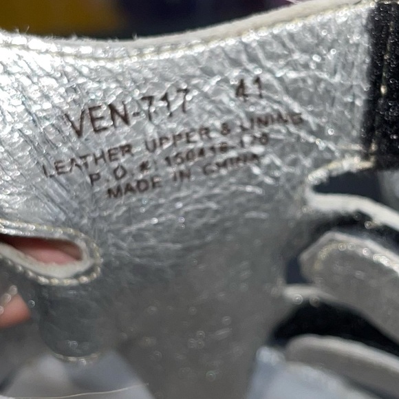 Alegria Venus Pewter Gleam Sandals - Picture 6 of 7